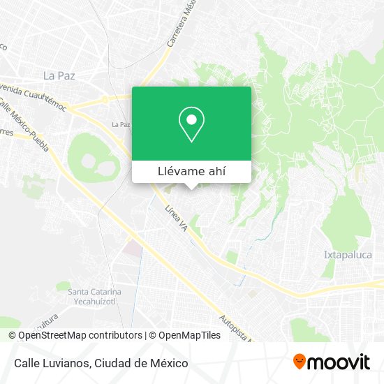 Mapa de Calle Luvianos