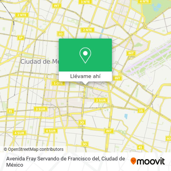 Mapa de Avenida Fray Servando de Francisco del
