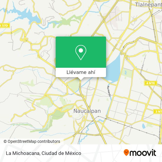 Mapa de La Michoacana