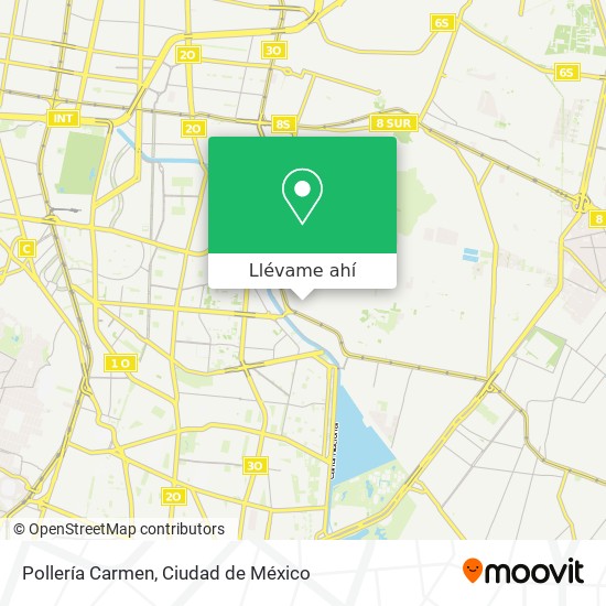 Mapa de Pollería Carmen