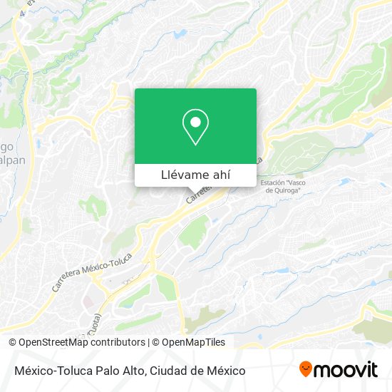 Mapa de México-Toluca Palo Alto