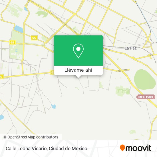 Mapa de Calle Leona Vicario