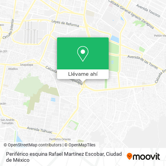 Mapa de Periférico esquina Rafael Martínez Escobar