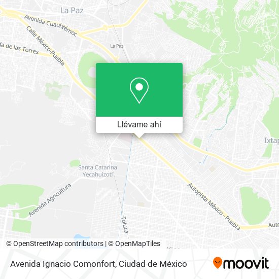 Mapa de Avenida Ignacio Comonfort