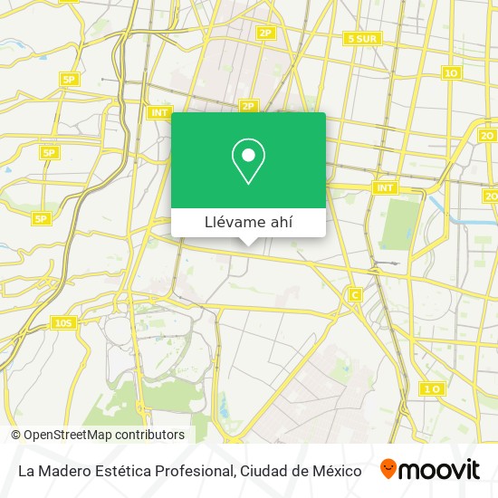 Mapa de La Madero Estética Profesional