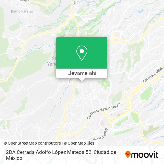 Mapa de 2DA Cerrada Adolfo López Mateos 52