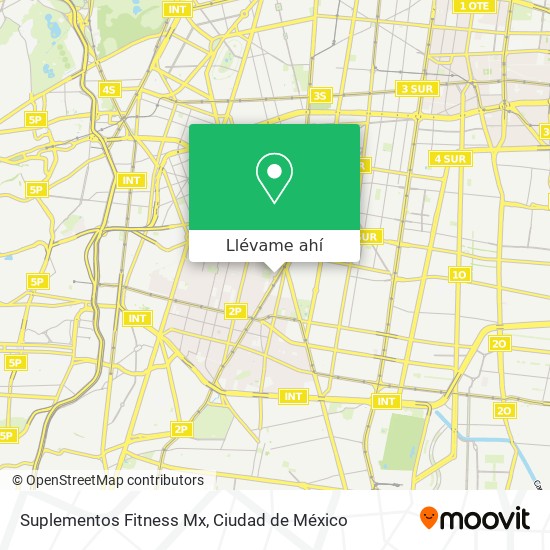 Mapa de Suplementos Fitness Mx