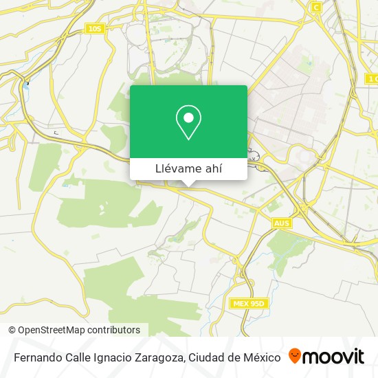Mapa de Fernando Calle Ignacio Zaragoza