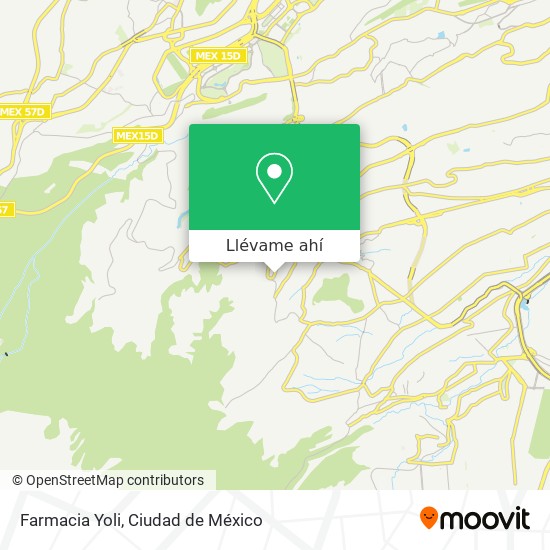 Mapa de Farmacia Yoli