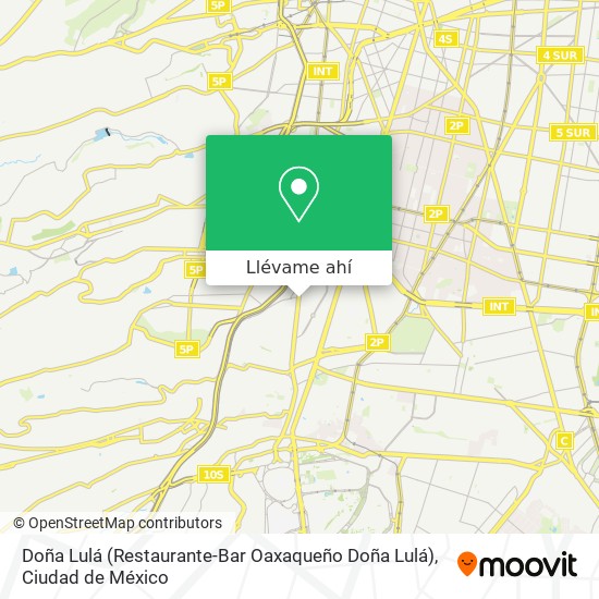 Mapa de Doña Lulá (Restaurante-Bar Oaxaqueño Doña Lulá)