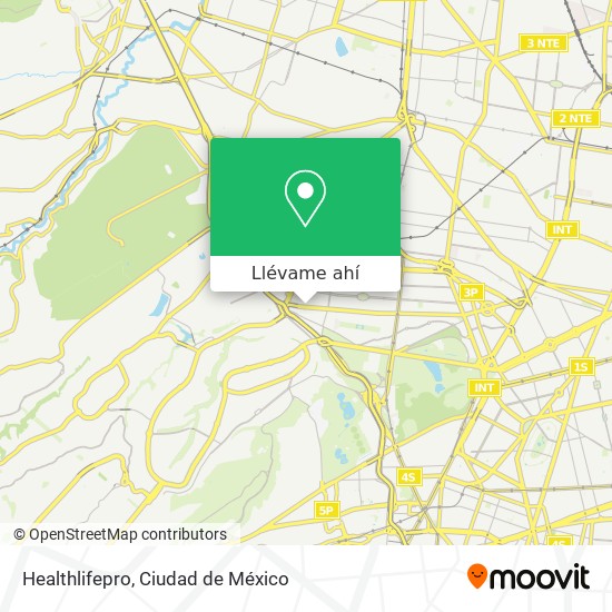 Mapa de Healthlifepro