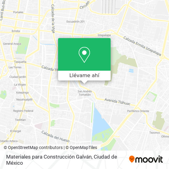 Mapa de Materiales para Construcción Galván