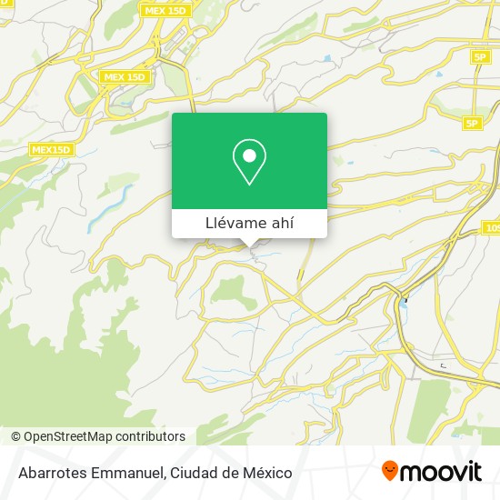 Mapa de Abarrotes Emmanuel