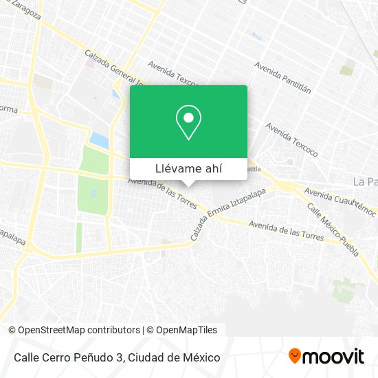 Mapa de Calle Cerro Peñudo 3