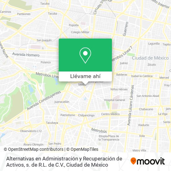 Mapa de Alternativas en Administración y Recuperación de Activos, s. de R.L. de C.V.