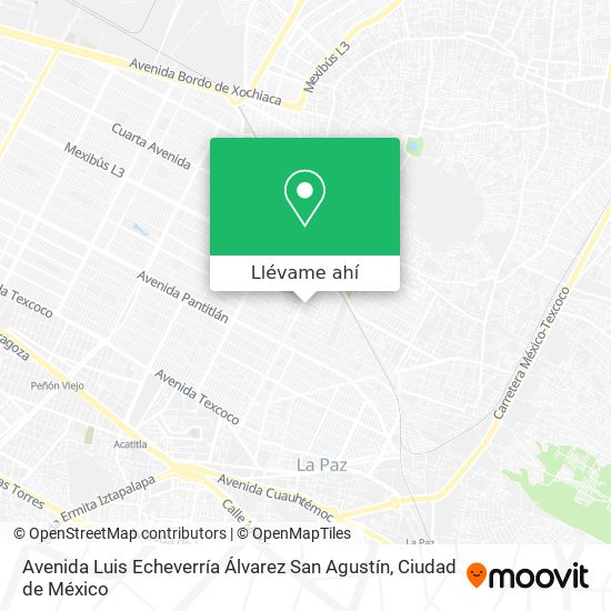Mapa de Avenida Luis Echeverría Álvarez San Agustín