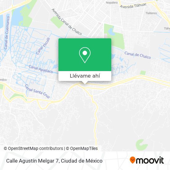 Mapa de Calle Agustín Melgar 7