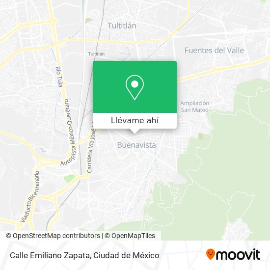 Mapa de Calle Emiliano Zapata