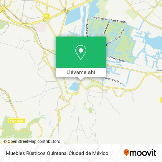 Mapa de Muebles Rústicos Quintana