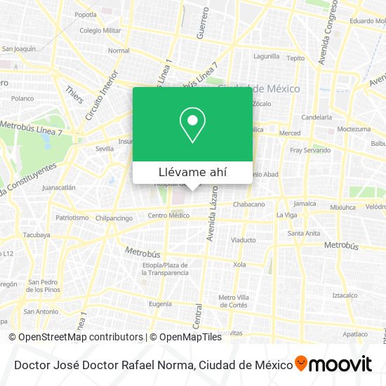 Mapa de Doctor José Doctor Rafael Norma