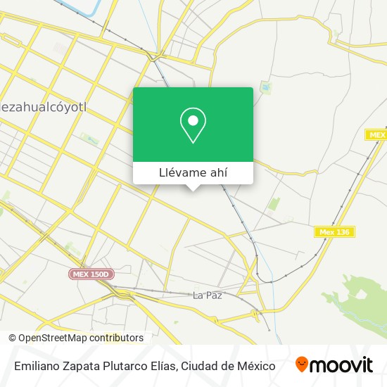 Mapa de Emiliano Zapata Plutarco Elías