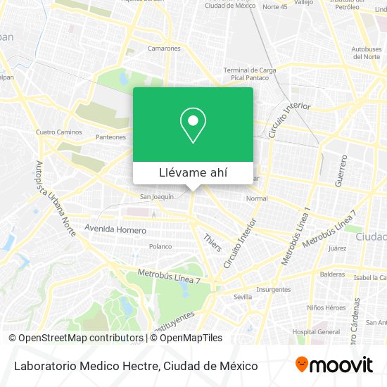 Mapa de Laboratorio Medico Hectre