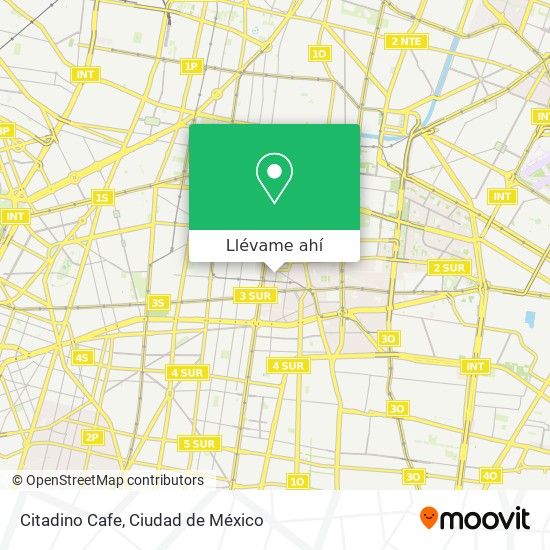 Mapa de Citadino Cafe