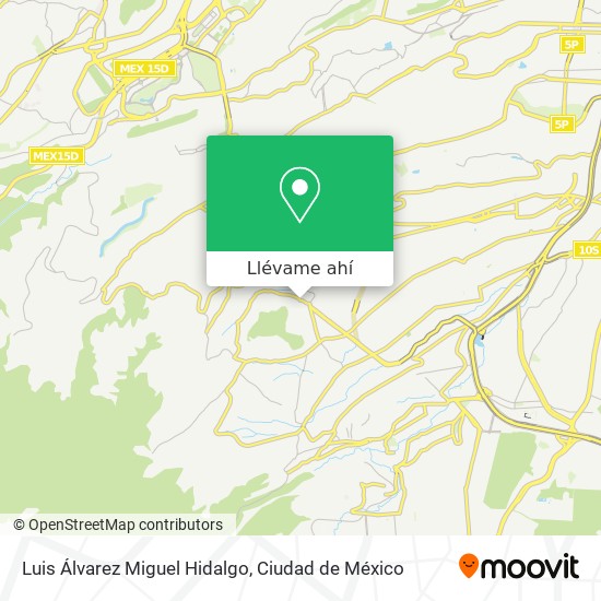 Mapa de Luis Álvarez Miguel Hidalgo