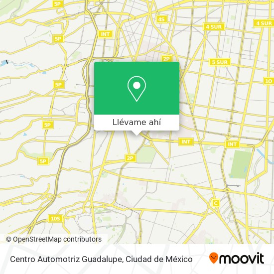 Mapa de Centro Automotriz Guadalupe