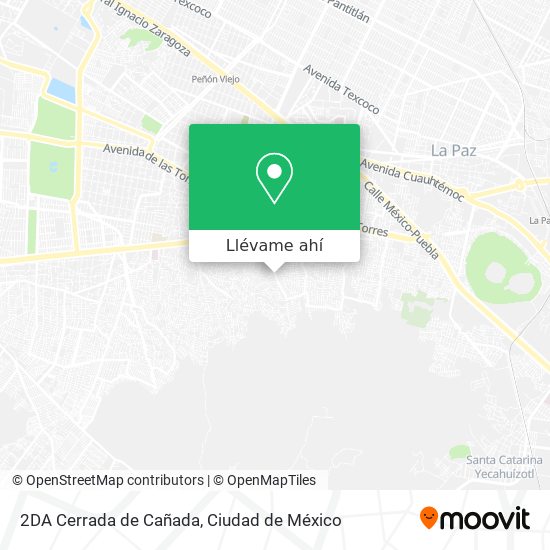 Mapa de 2DA Cerrada de Cañada