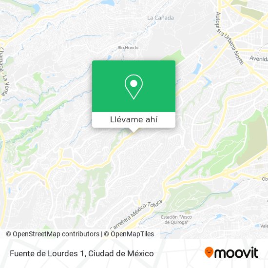 Mapa de Fuente de Lourdes 1