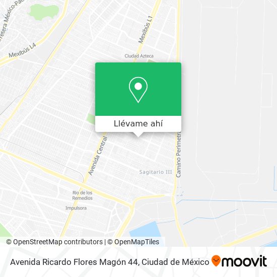 Mapa de Avenida Ricardo Flores Magón 44