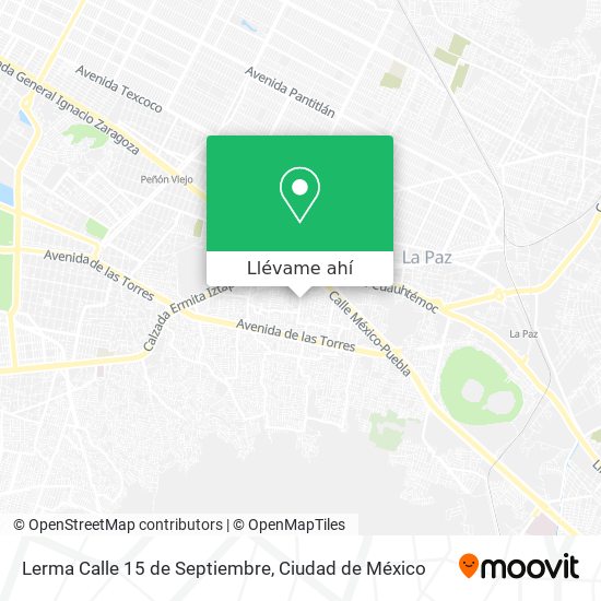 Mapa de Lerma Calle 15 de Septiembre