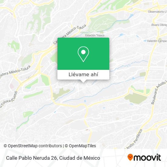 Mapa de Calle Pablo Neruda 26