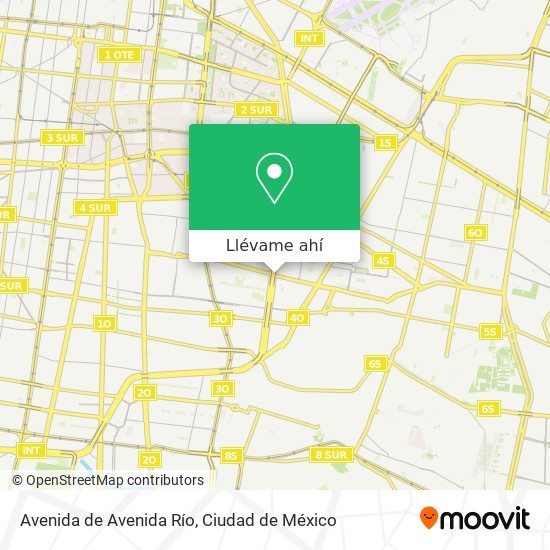 Mapa de Avenida de Avenida Río