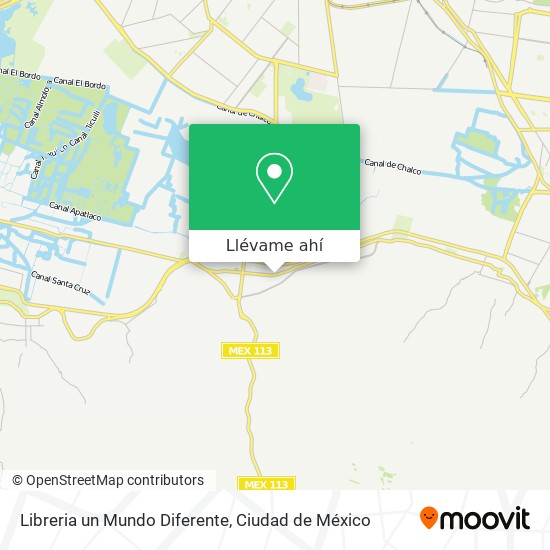 Mapa de Libreria un Mundo Diferente