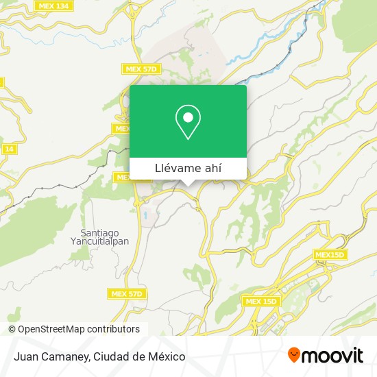 Mapa de Juan Camaney
