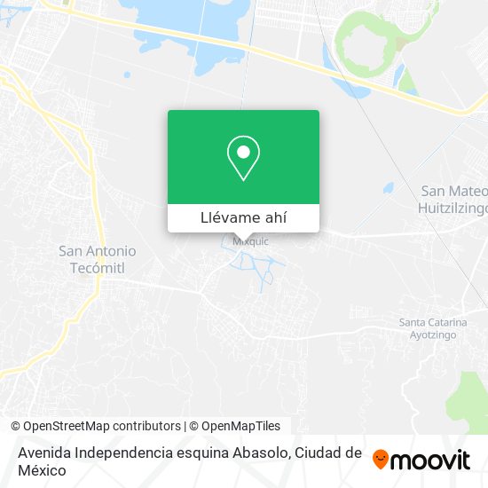 Mapa de Avenida Independencia esquina Abasolo