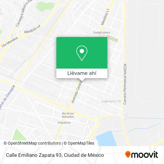 Mapa de Calle Emiliano Zapata 93