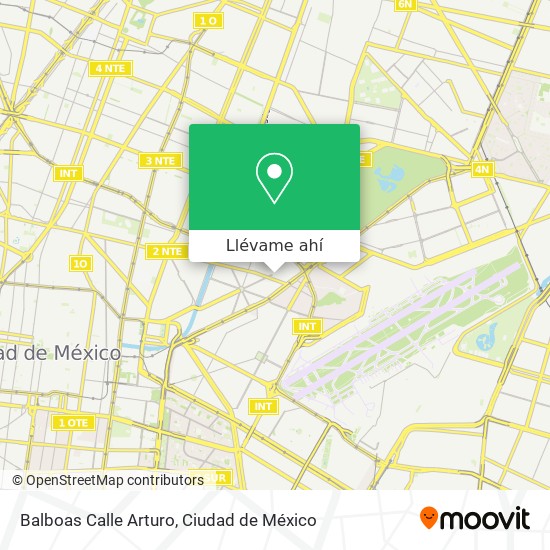 Mapa de Balboas Calle Arturo