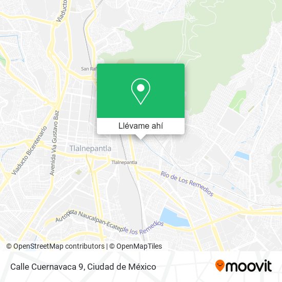 Mapa de Calle Cuernavaca 9