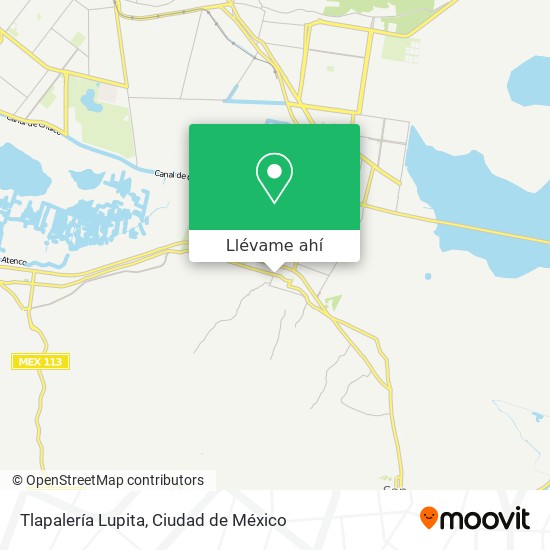 Mapa de Tlapalería Lupita