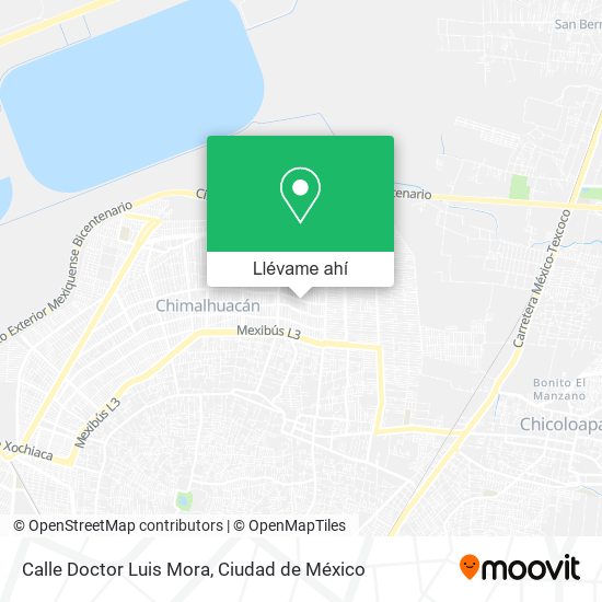 Mapa de Calle Doctor Luis Mora