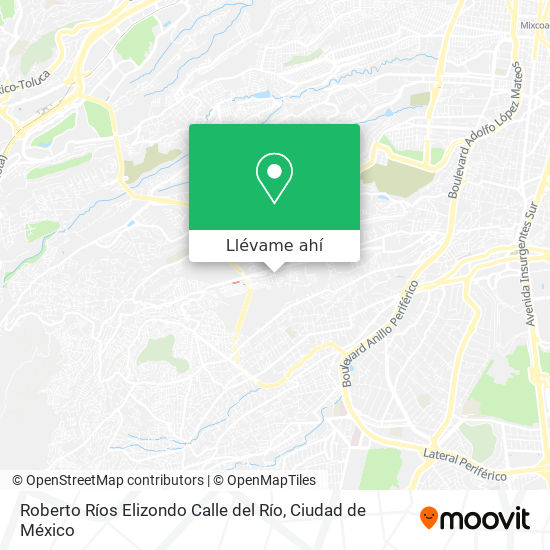 Mapa de Roberto Ríos Elizondo Calle del Río