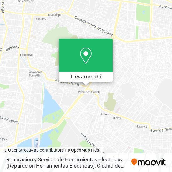 Mapa de Reparación y Servicio de Herramientas Eléctricas (Reparación Herramientas Eléctricas)