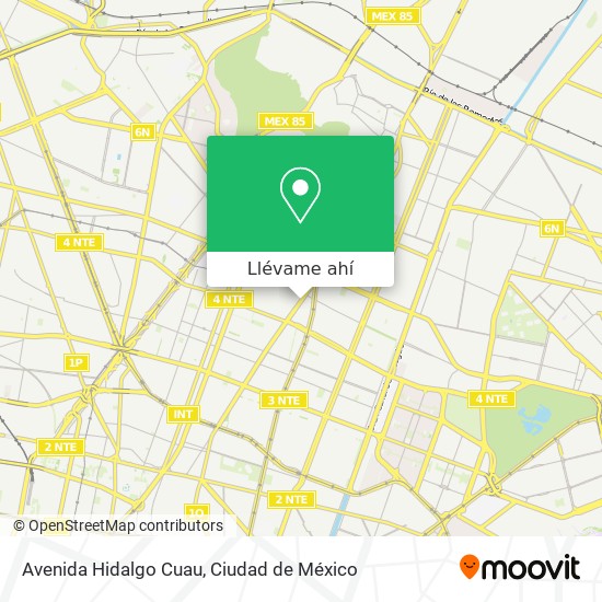Mapa de Avenida Hidalgo Cuau