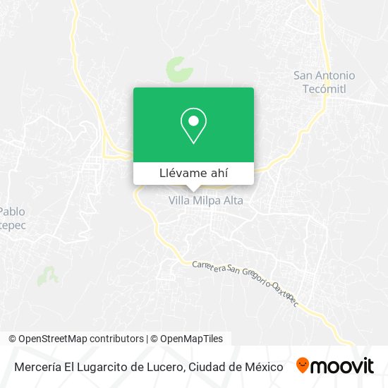 Mapa de Mercería El Lugarcito de Lucero