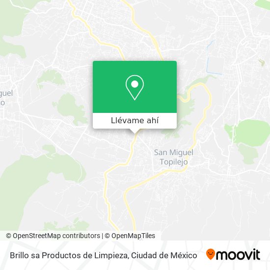 Mapa de Brillo sa Productos de Limpieza