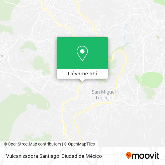 Mapa de Vulcanizadora Santiago