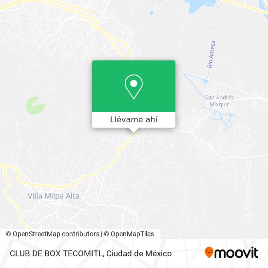 Cómo llegar a CLUB DE BOX TECOMITL en Xochimilco en Autobús?